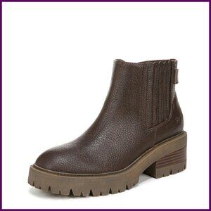 Vegan Chelsea Boots with Side Zipper, 2-Inch Heel, Size Available